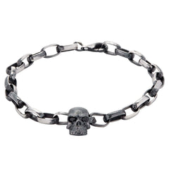 SKULL SILVER BRACELET
