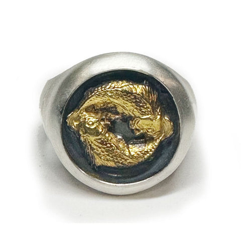 KOI FISH SEAL RING