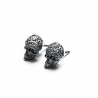 ROSES SKULL EARRINGS