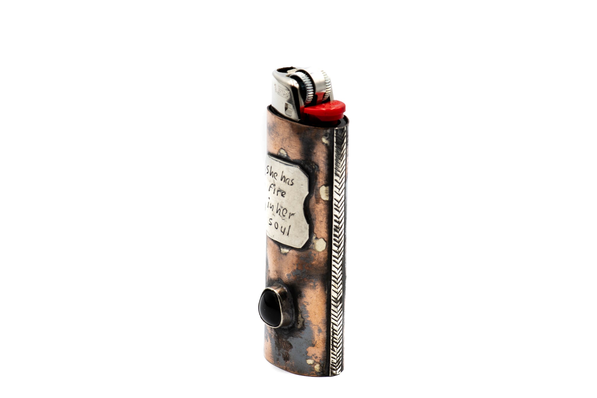 SHE HAS FIRE IN HER SOUL LIGHTER CASE