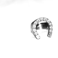 HORSESHOE RING ZIRCONIA BLANCA