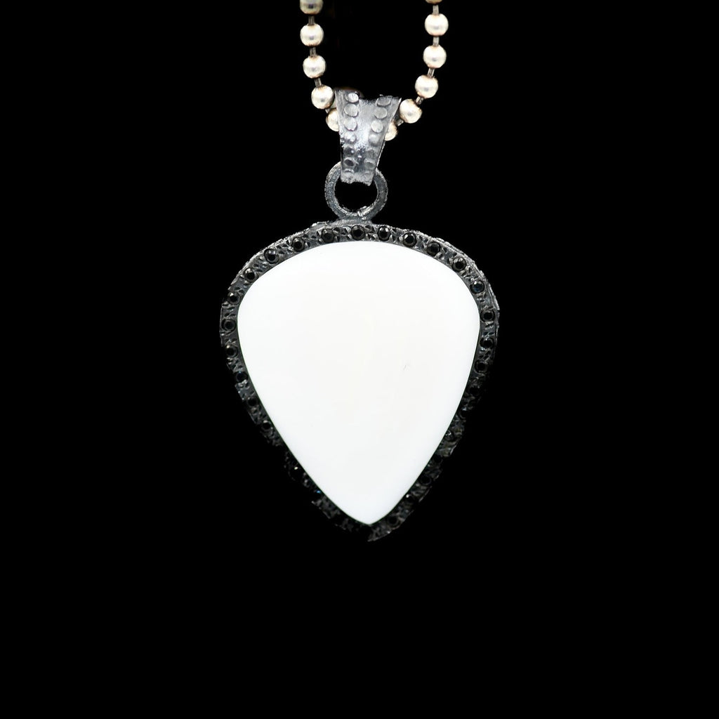 RJ GUITAR PICK STONE MOTHER PEARL