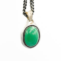 BIG STONE PENDANT MALAQUITA