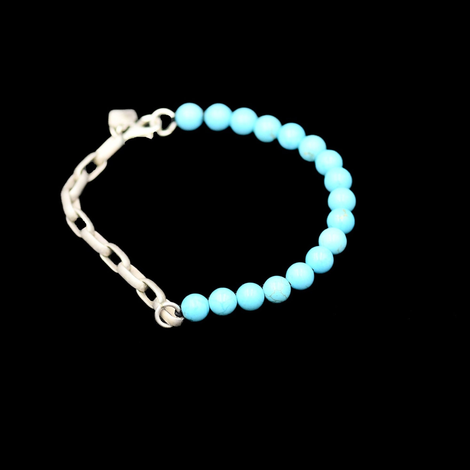 FINE TURQUOISE & SILVER BRACELET