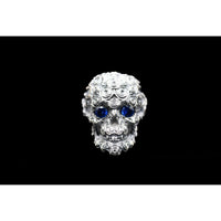 ROSES SKULL STONE RING