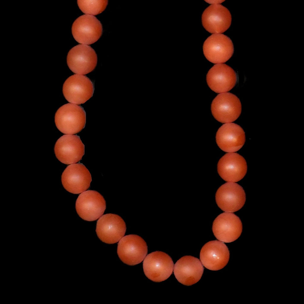 BIG CORAL MATTE NECKLACE