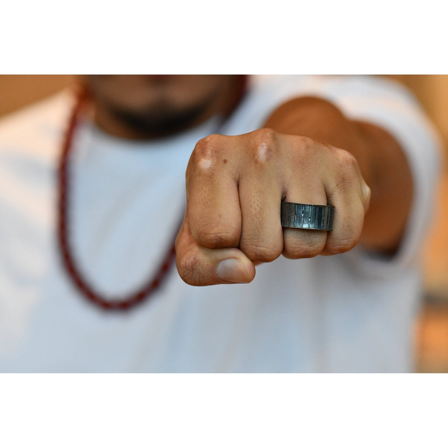 WOOD BARREL RING