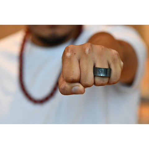 WOOD BARREL RING