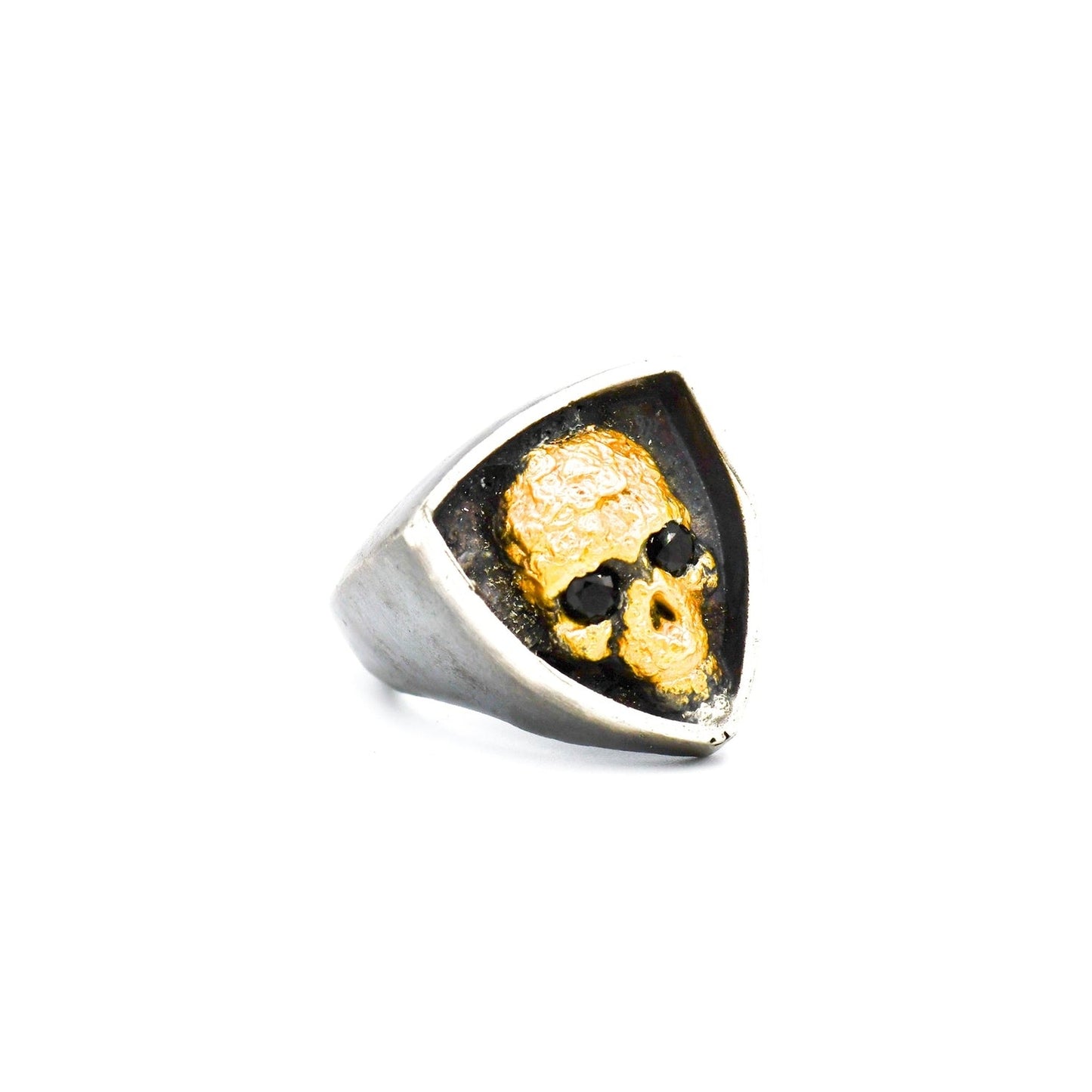 SKULL GUITAR PICK RING