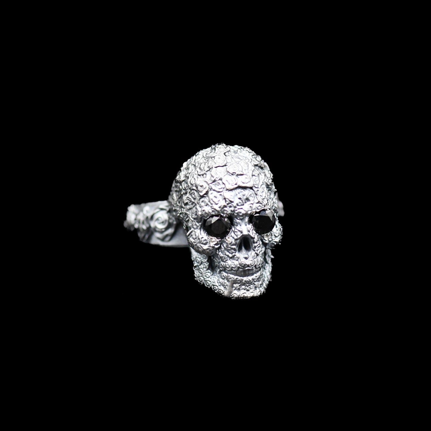 ROSE SKULL RING