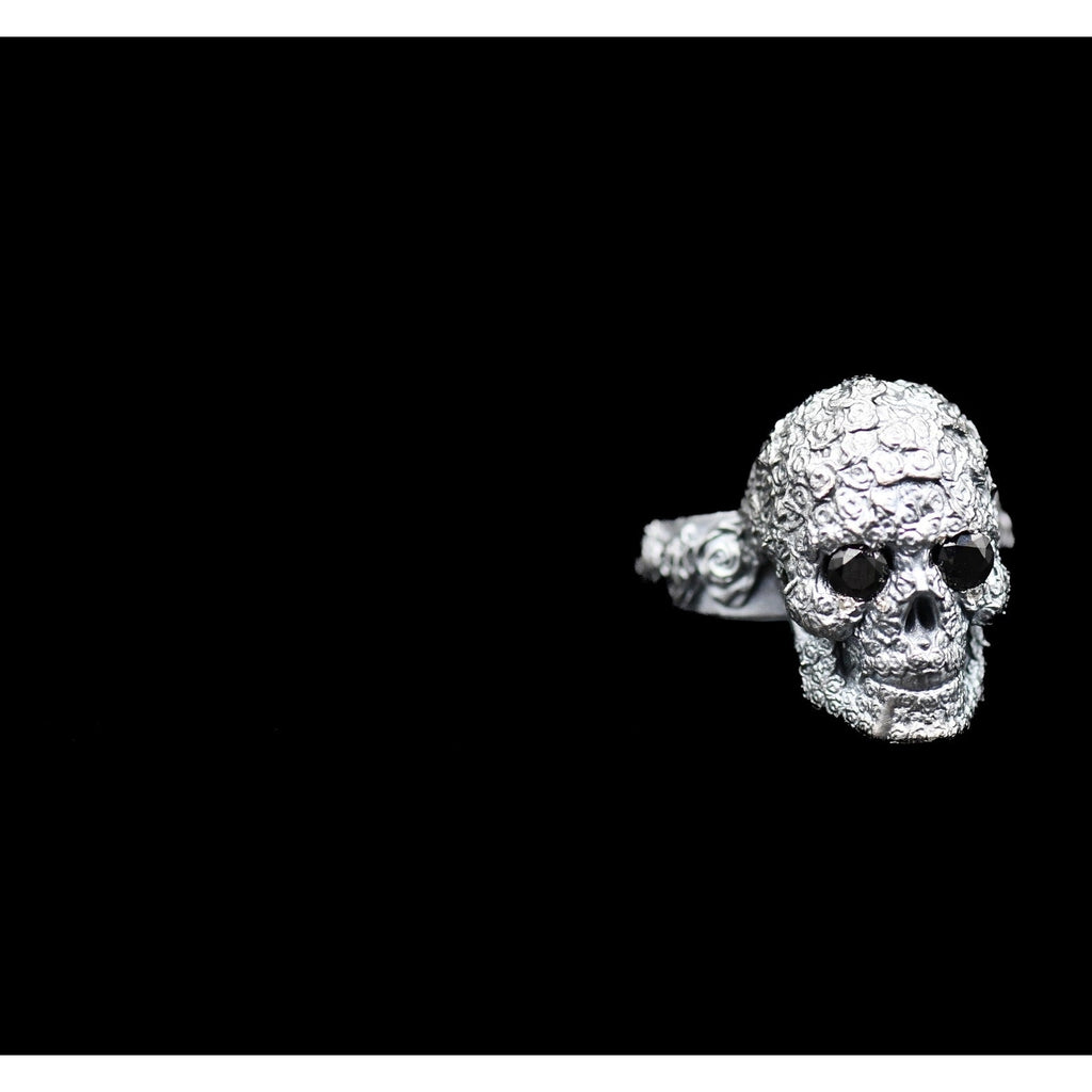 ROSE SKULL RING