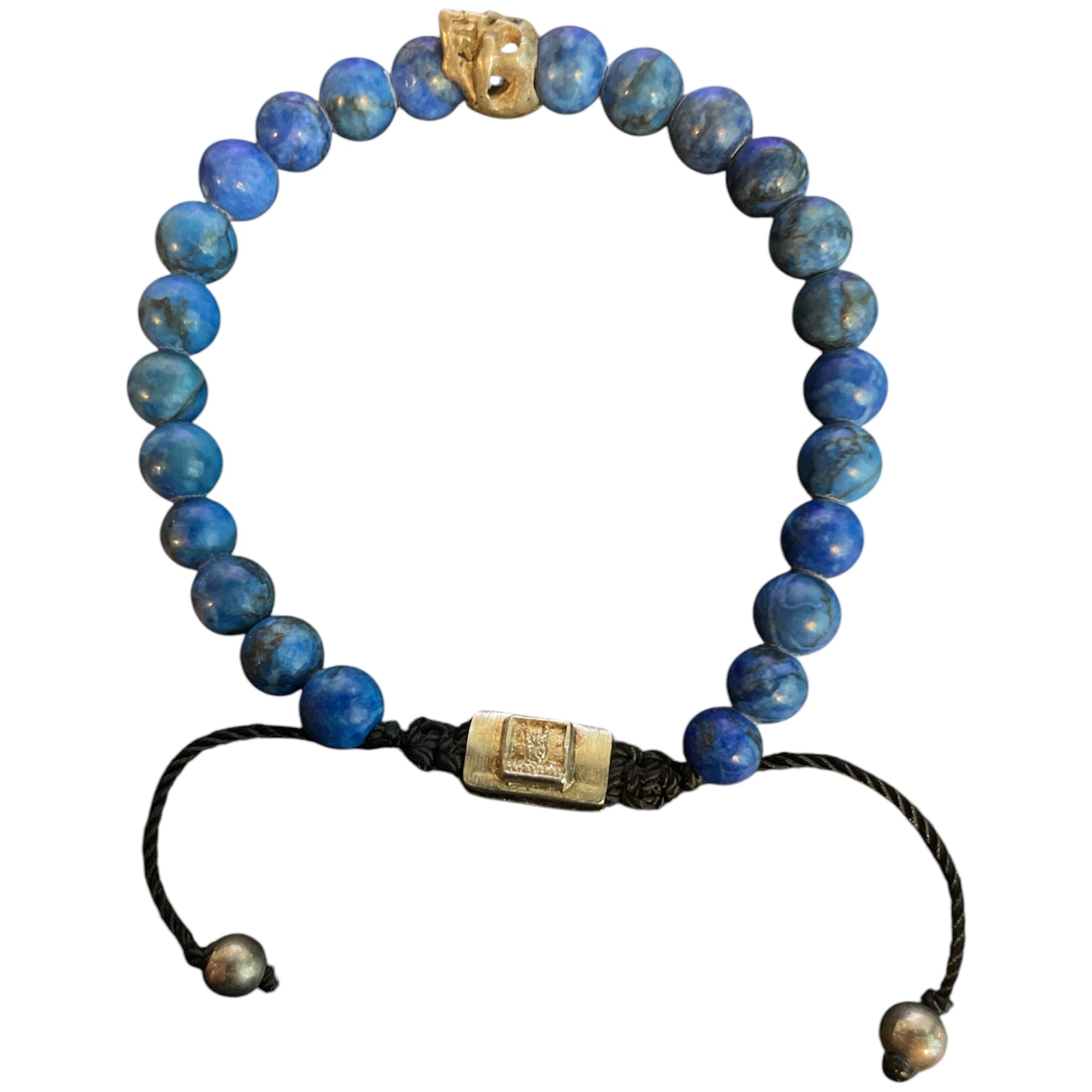 ONE SKULL TURQUESA AZUL BRACELET