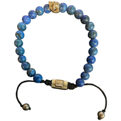 ONE SKULL TURQUESA AZUL BRACELET