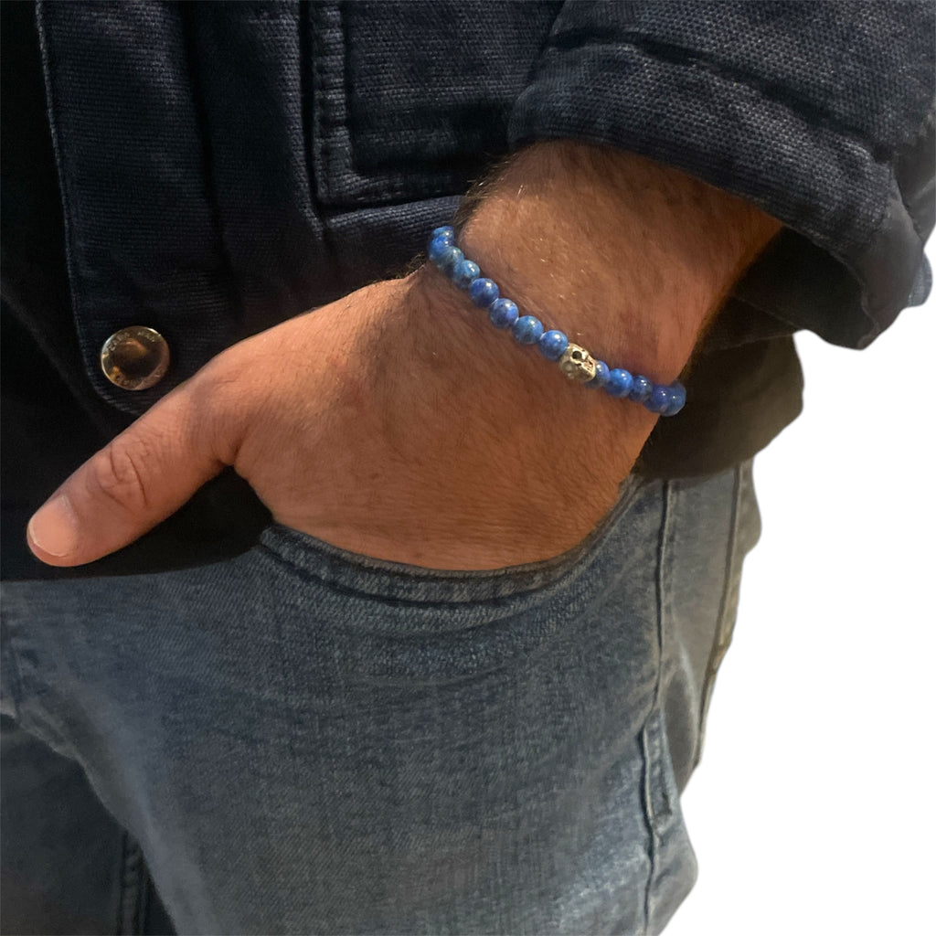 ONE SKULL TURQUESA AZUL BRACELET
