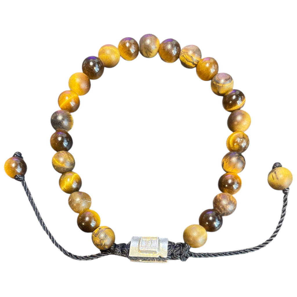 COMBINED BEADS TIGER EYE AND TIGER EYE MATTE
