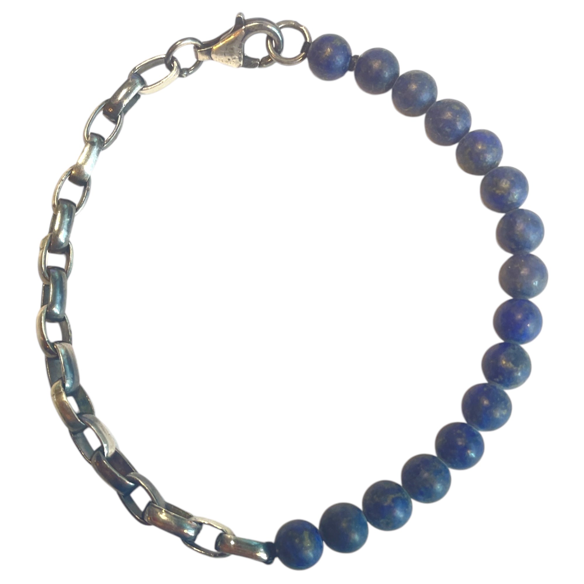 SILVER N STONE BRACELET