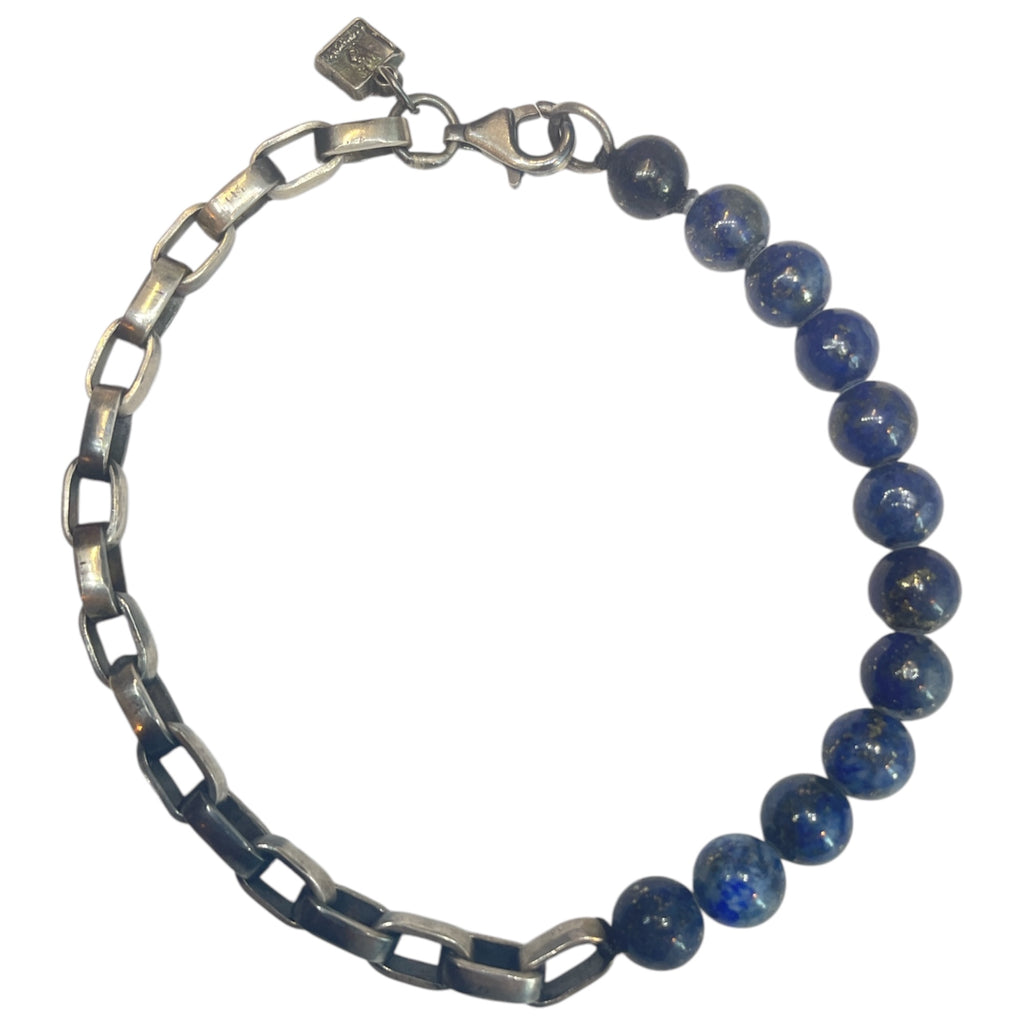 SILVER N STONE BRACELET