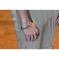 SILVER N STONE BRACELET