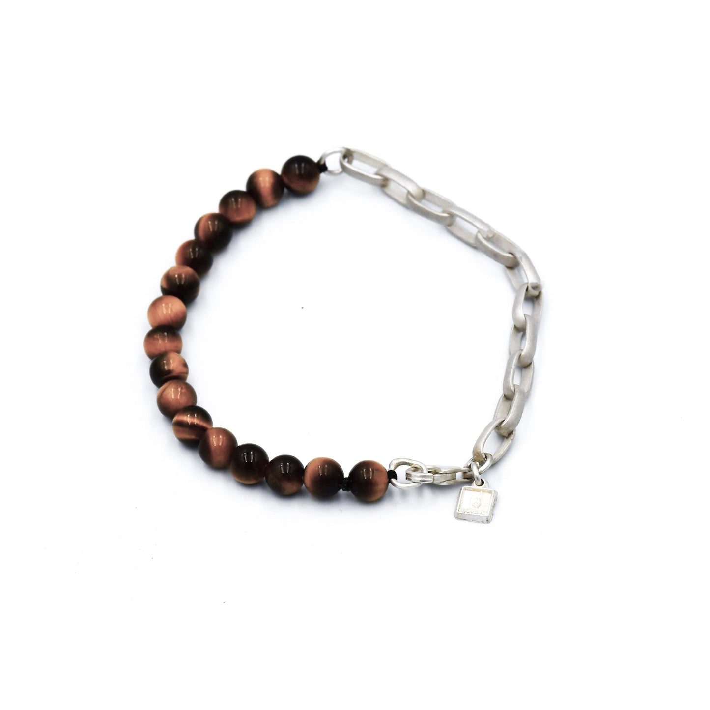SILVER N STONE BRACELET