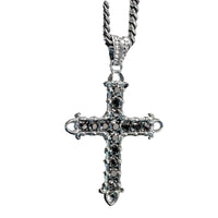 HEART CROSS ZIRCONIA NEGRA