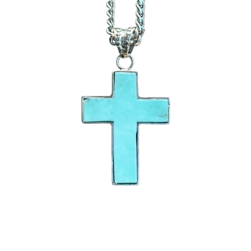 STONE CROSS TURQUESA