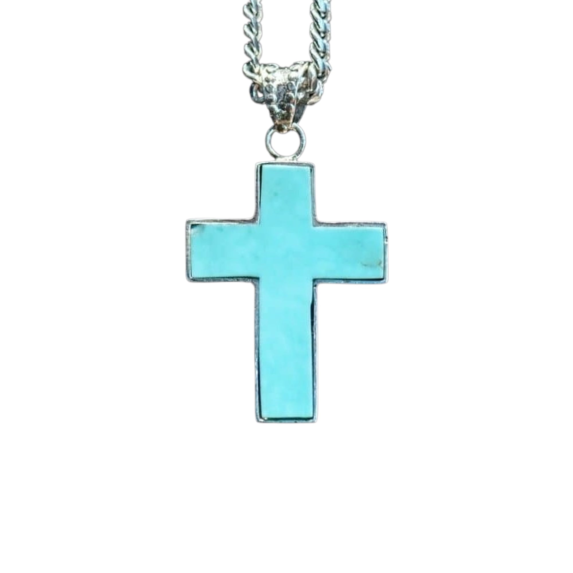 STONE CROSS TURQUESA