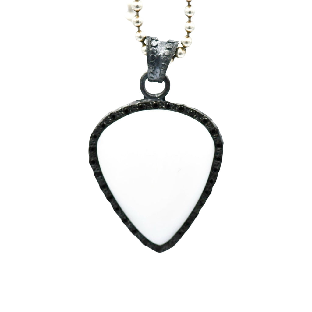 RJ GUITAR PICK STONE MOTHER PEARL