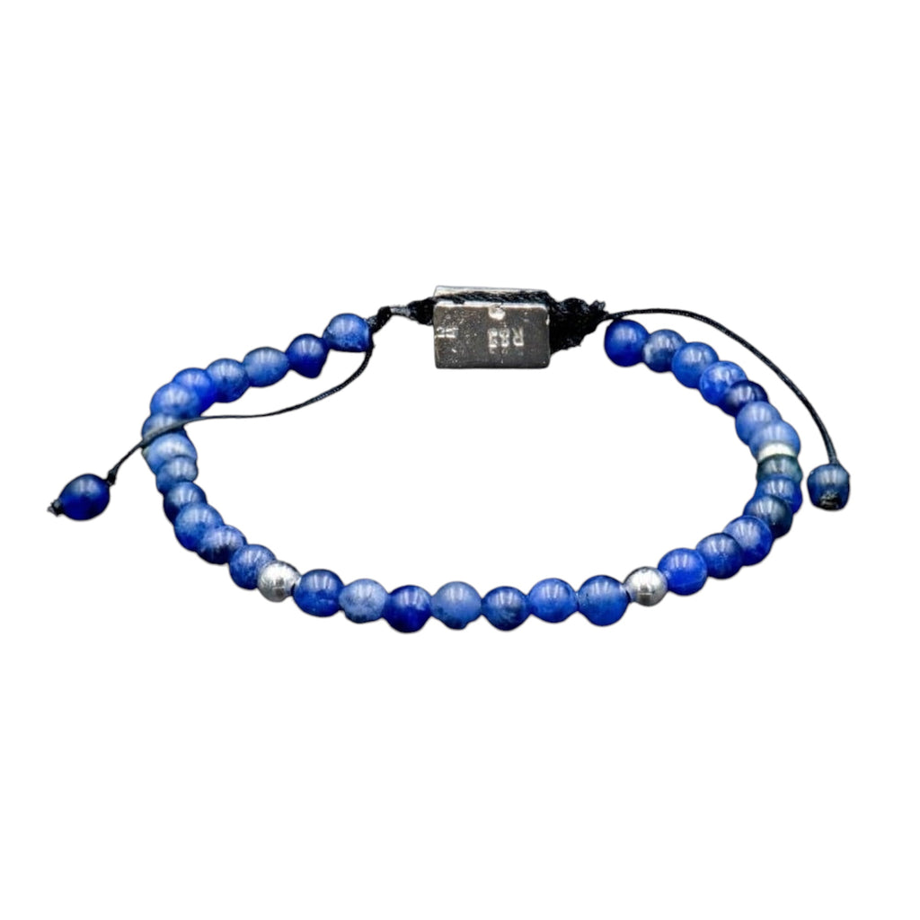 5 BALL SODALITE BRACELET