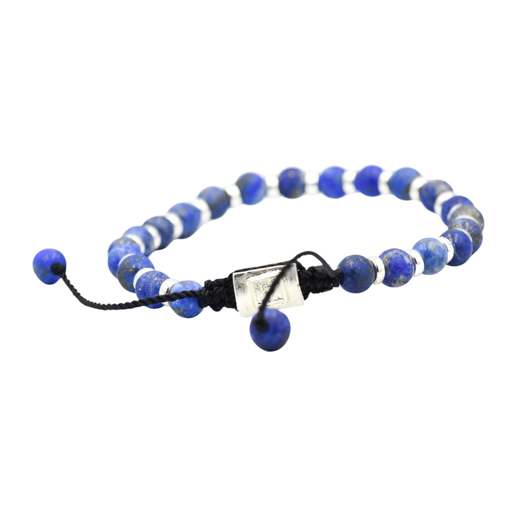 LAPISLAZULI MATTE DONUT BRACELET