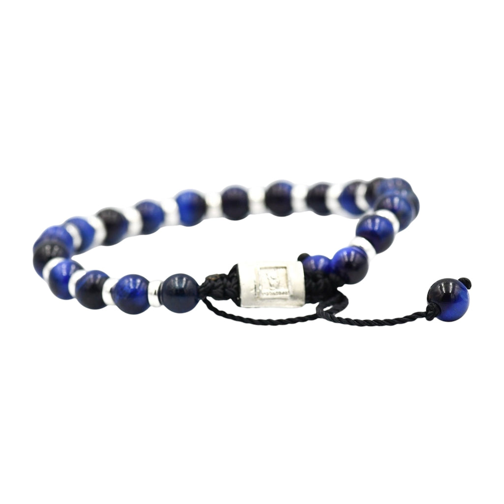 OJO DE TIGRE AZUL DONUT BRACELET