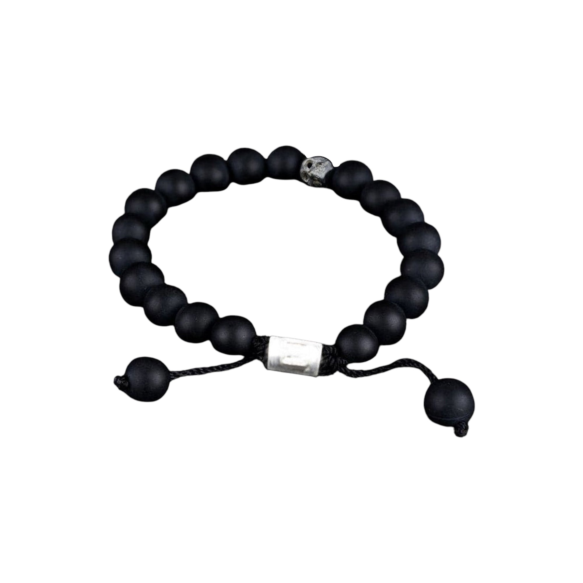 ONE SKULL ONIX BRACELET