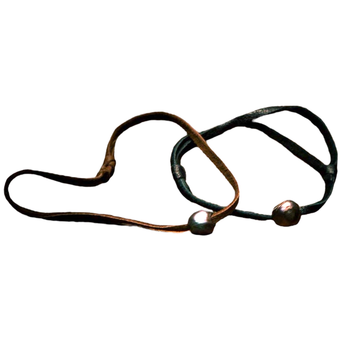 PEARL LEATHER BRACELET