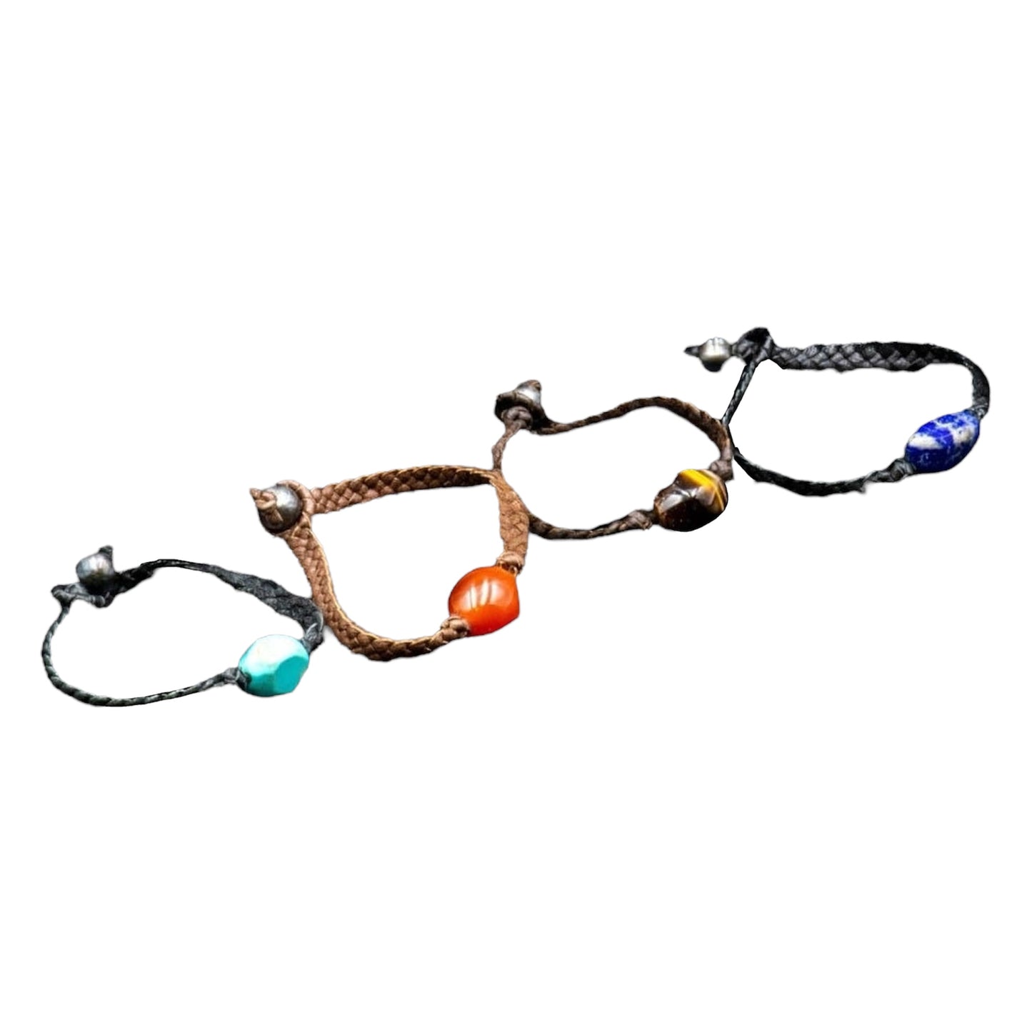 STONE LEATHER BRACELET