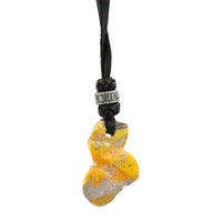 STONE LEATHER NECKLACE II
