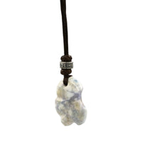 STONE LEATHER NECKLACE II