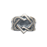 BIG UNIFIED HEARTS INFINITY RING