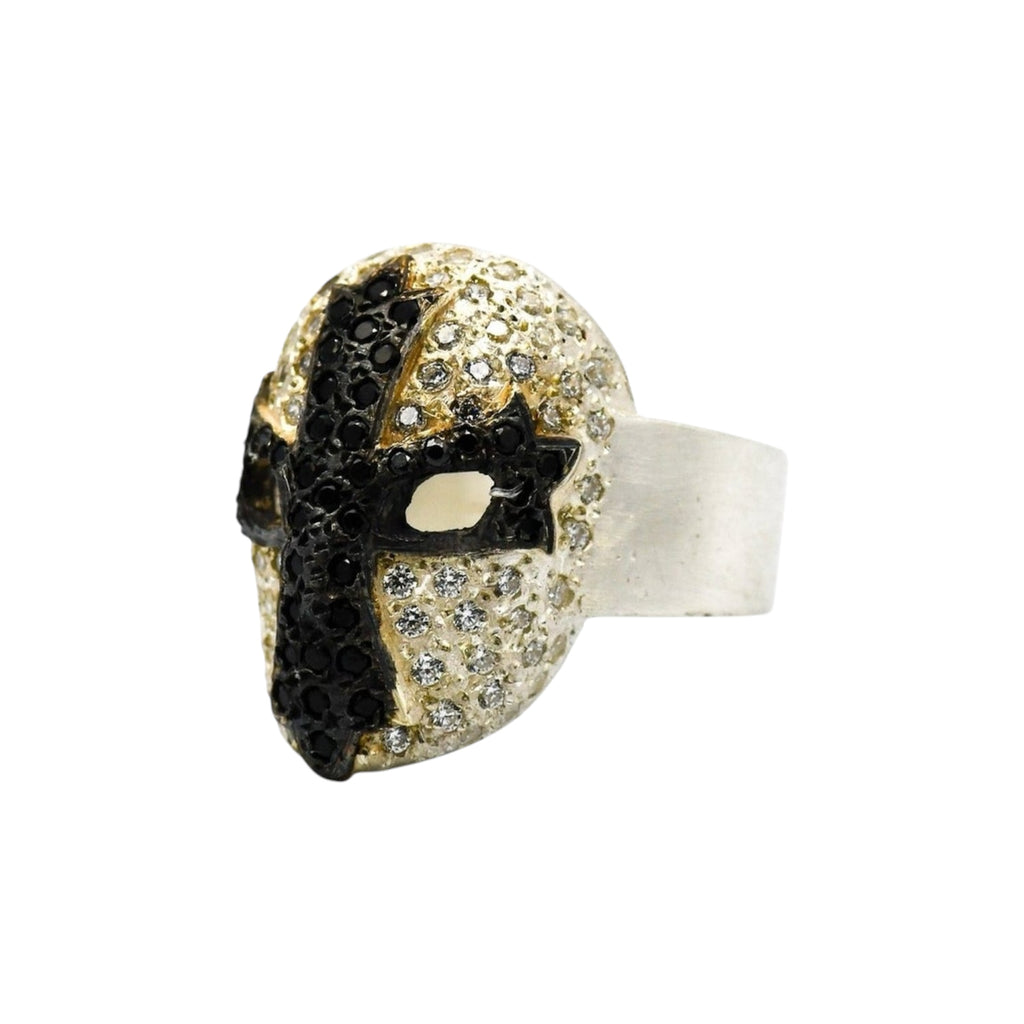 CROSS MASK LUCHA LIBRE (ZIRCONIA BLANCA)