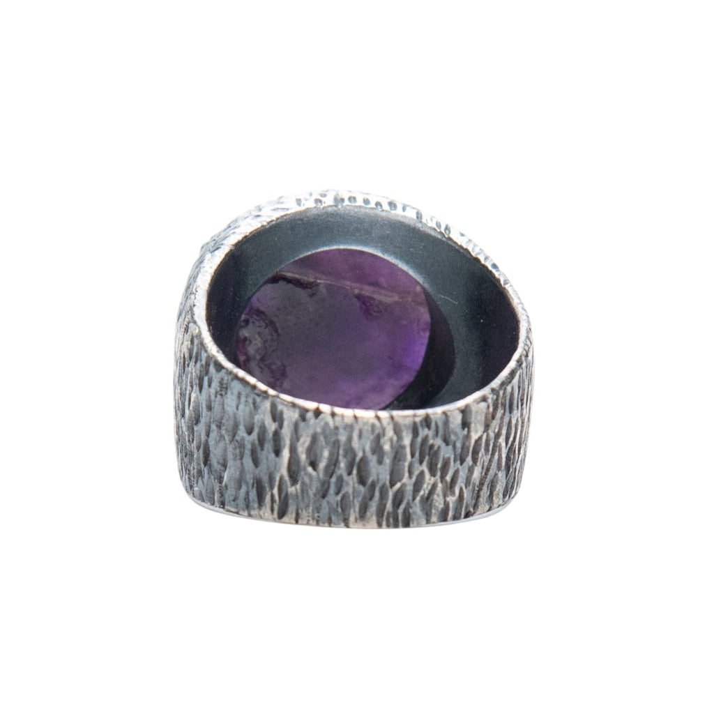 R&J PURPLE AGATHA RING