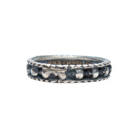 ROUND SKULLS RING