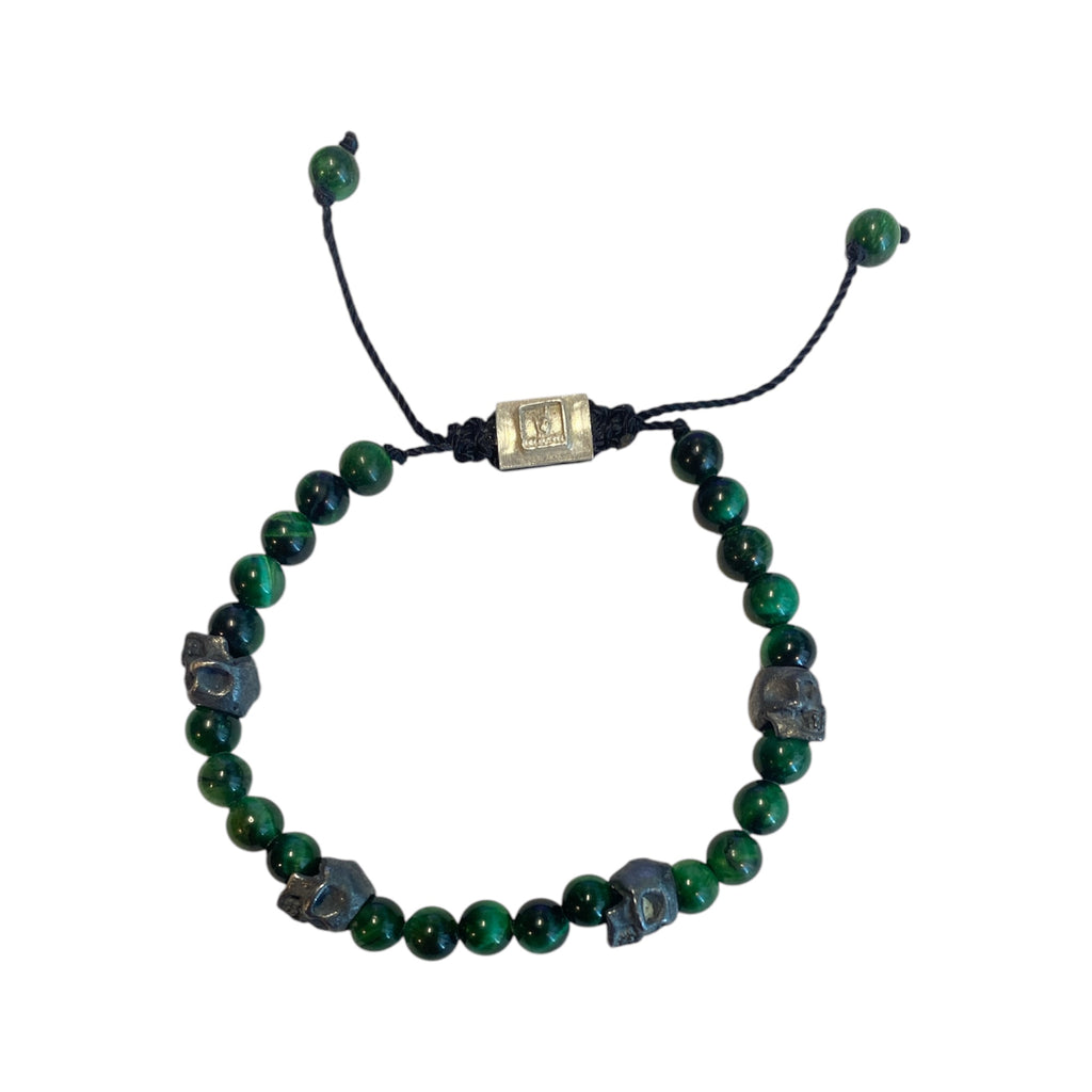 5 SKULLS OJO DE TIGRE VERDE