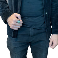 GREEN AGATHA RING