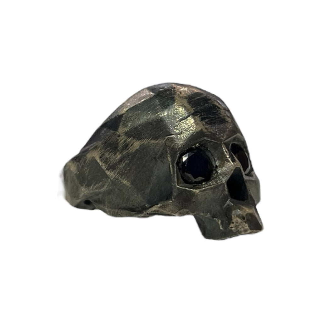 SILVER SKULL STONE ONIX