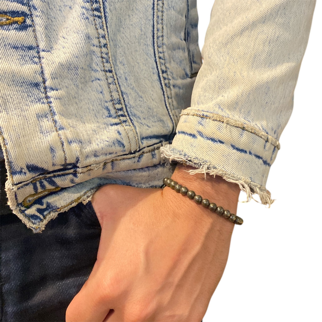 ROUND PIRITE BRACELET