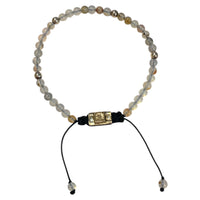 5 BALL WHITE AGATHA BRACELET