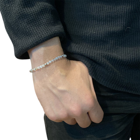 5 BALL WHITE AGATHA BRACELET