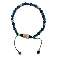 5 BALL COMBINED BEADS LAPISLAZULI AND MALAQUITA