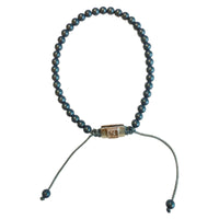 SILVER HEMATITE MATTE BRACELET