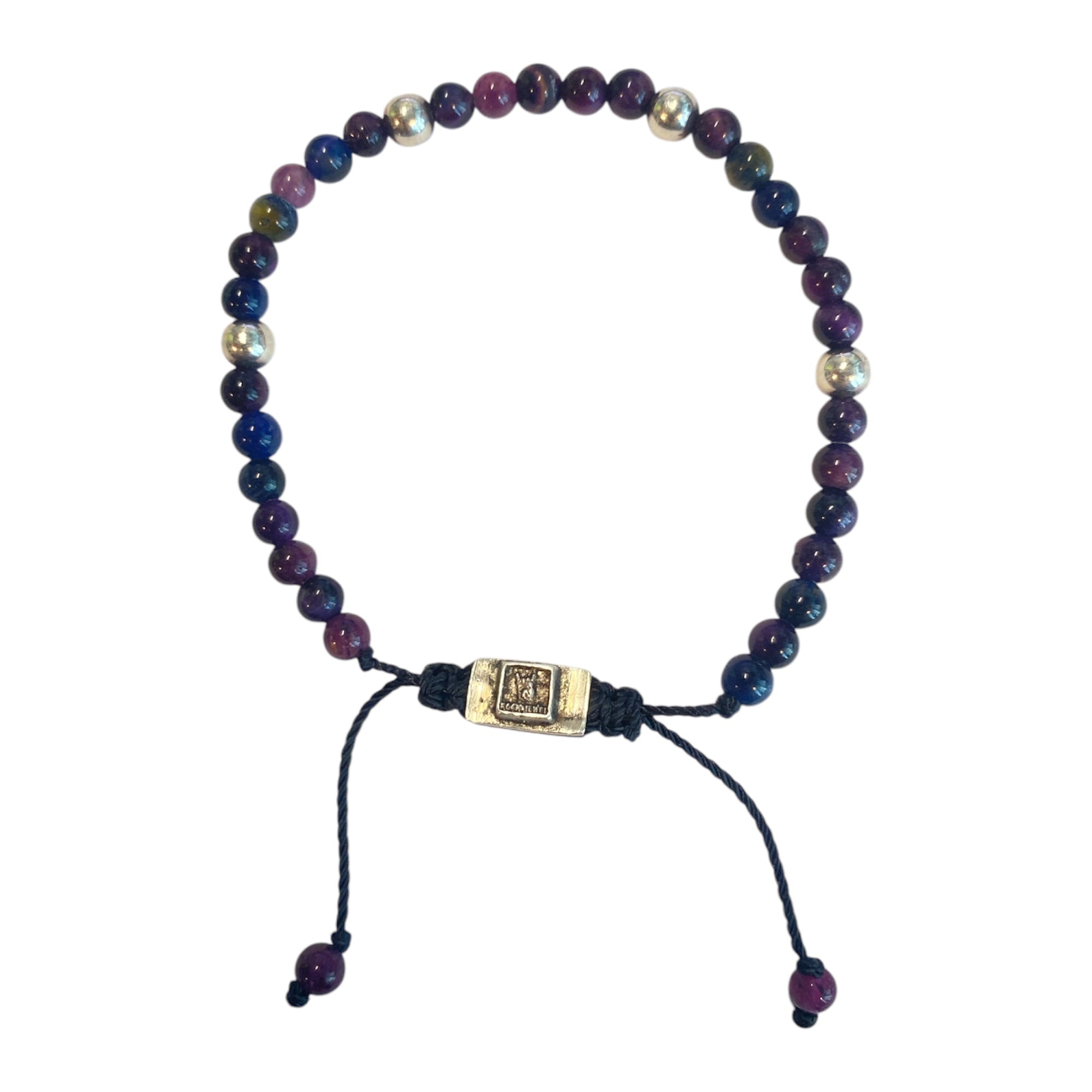 5 BALL TIGER EYE GALAXY BRACELET