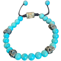 5 SKULLS FINE TURQUOISE