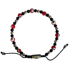 EYE AND BEADS BRACELET
